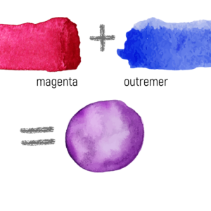 Faire du violet avec les doubles primaires